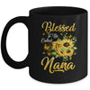 Blessed To Be Called Nana Sunflower Mothers Day Mug | siriusteestore