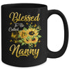 Blessed To Be Called Nanny Sunflower Mothers Day Mug | siriusteestore