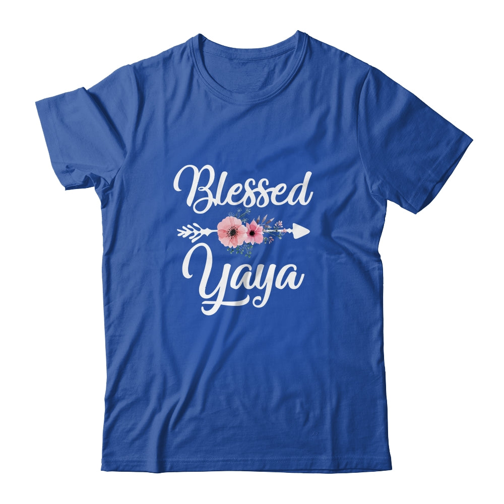 Blessed Yaya Heart Decoration Yaya For Mothers Day Shirt & Tank Top | siriusteestore