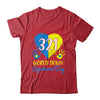 Blue Yellow Heart 21 World Down Syndrome Awareness Day Shirt & Hoodie | siriusteestore