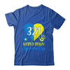 Blue Yellow Heart 21 World Down Syndrome Awareness Day Shirt & Hoodie | siriusteestore