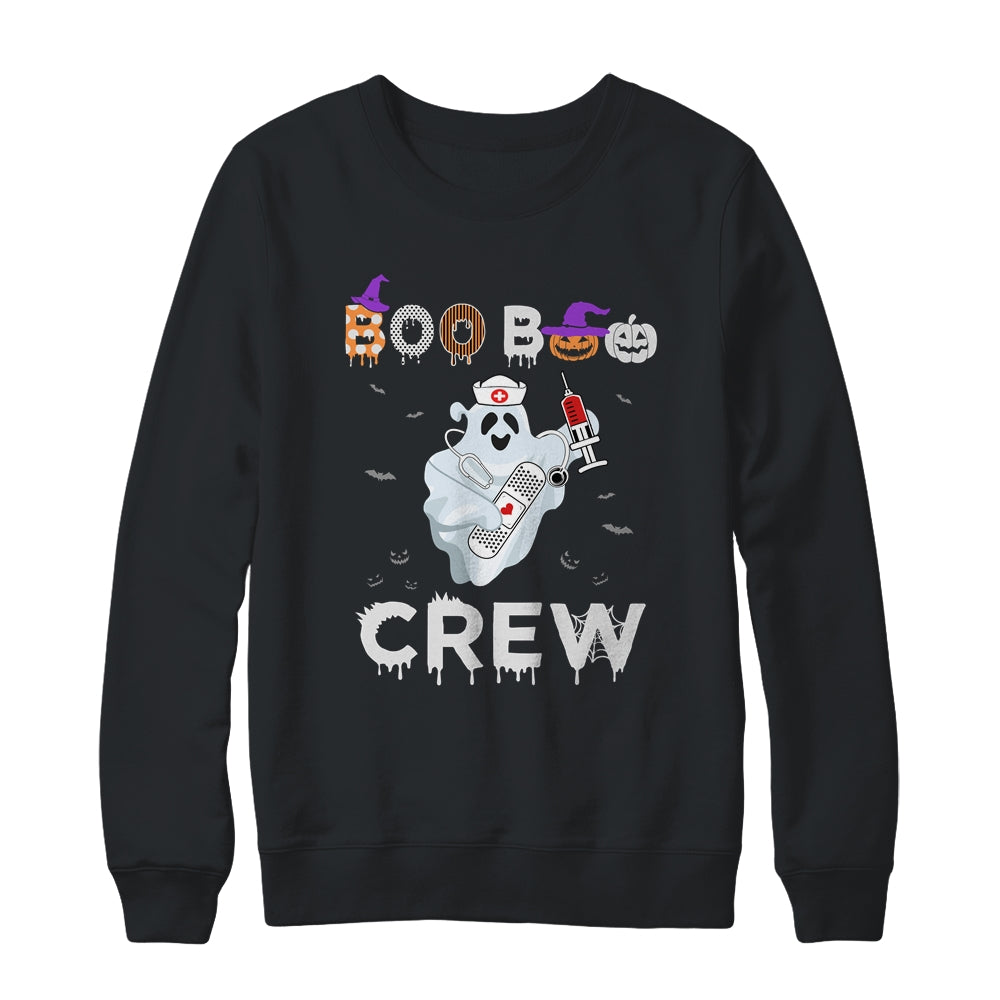 Boo Boo Crew Funny Ghost Paramedic Nurse Costume Halloween Shirt & Sweatshirt | siriusteestore