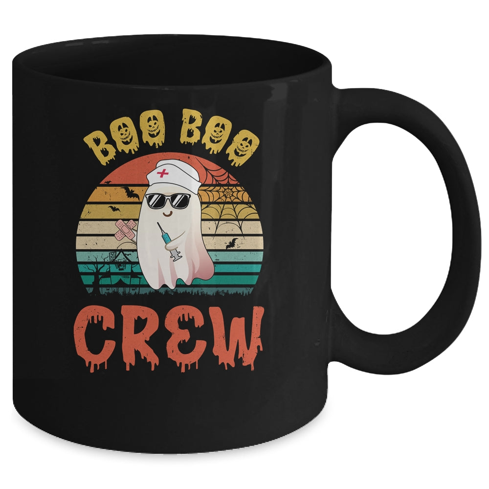 Boo Boo Crew Funny Nurse RN Halloween Ghost Costume Mug | siriusteestore