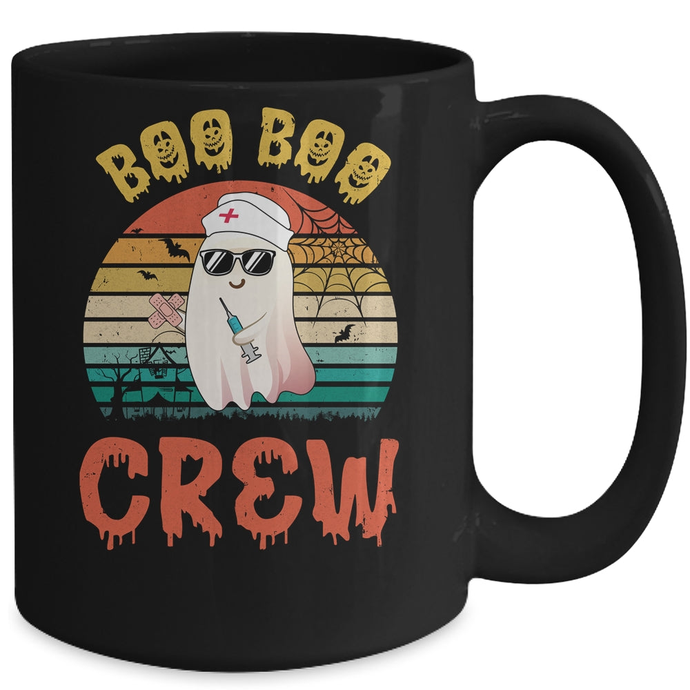 Boo Boo Crew Funny Nurse RN Halloween Ghost Costume Mug | siriusteestore