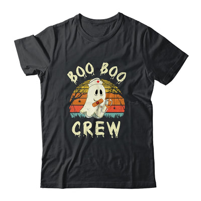 Boo Boo Crew Ghost Nurse Retro Halloween Nursing RN Shirt & Hoodie | siriusteestore