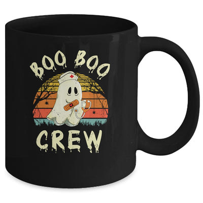 Boo Boo Crew Ghost Nurse Retro Halloween Nursing RN Mug | siriusteestore