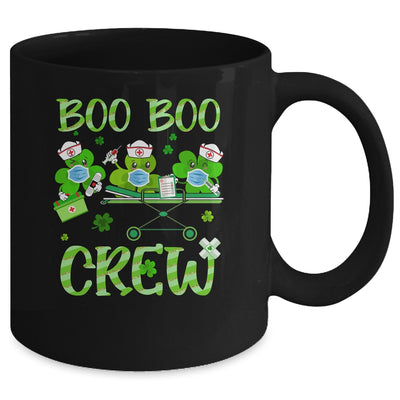 Boo Boo Crew Nurse St Patrick's Day Shamrock Face Mask Nurse Mug | siriusteestore