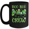 Boo Boo Crew Nurse St Patrick's Day Shamrock Face Mask Nurse Mug | siriusteestore