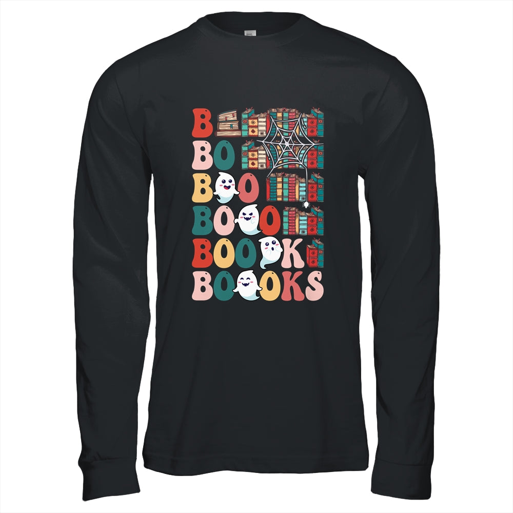 Boooks Ghosts Funny Halloween Teacher Book Library Reading Shirt & Hoodie | siriusteestore