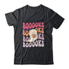 Booooks Groovy Cute Ghost Book Retro Reading Halloween Shirt & Hoodie | siriusteestore
