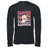 Booooks Groovy Cute Ghost Book Retro Reading Halloween Shirt & Hoodie | siriusteestore
