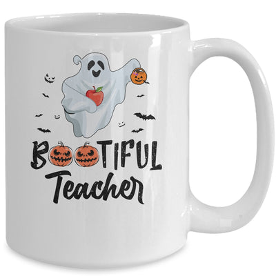 Bootiful Teacher Funny Halloween Gift Mug | siriusteestore