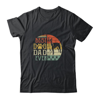 Boston Terrier Best Dog Dad Ever Vintage Father's Day Retro Shirt & Hoodie | Siriustee.com