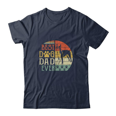 Boston Terrier Best Dog Dad Ever Vintage Father's Day Retro Shirt & Hoodie | Siriustee.com