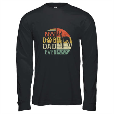 Boston Terrier Best Dog Dad Ever Vintage Father's Day Retro Shirt & Hoodie | Siriustee.com