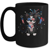 Boston Terrier Dog American USA Flag 4th of July Lover Mug | siriusteestore