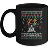 Boston Terrier Dog Reindeer Ugly Christmas Xmas Mug | siriusteestore