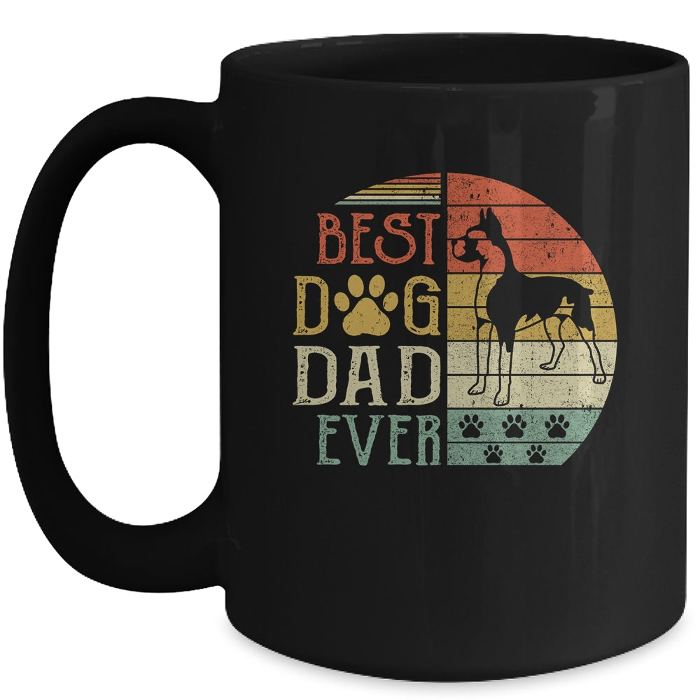 Boxer Best Dog Dad Ever Vintage Father's Day Retro Mug | siriusteestore