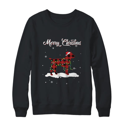Boxer Christmas Red Plaid Dog Lover Pajama Family Gift Shirt & Sweatshirt | siriusteestore