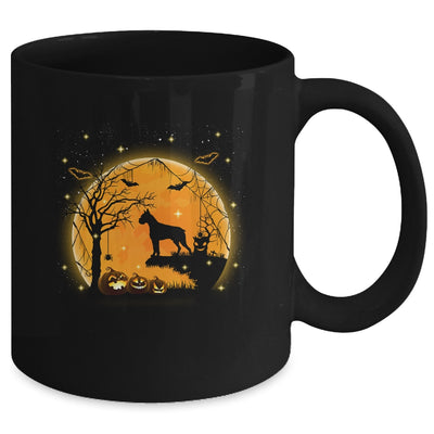 Boxer Dog And Moon Funny Halloween Costume Gift Mug | siriusteestore