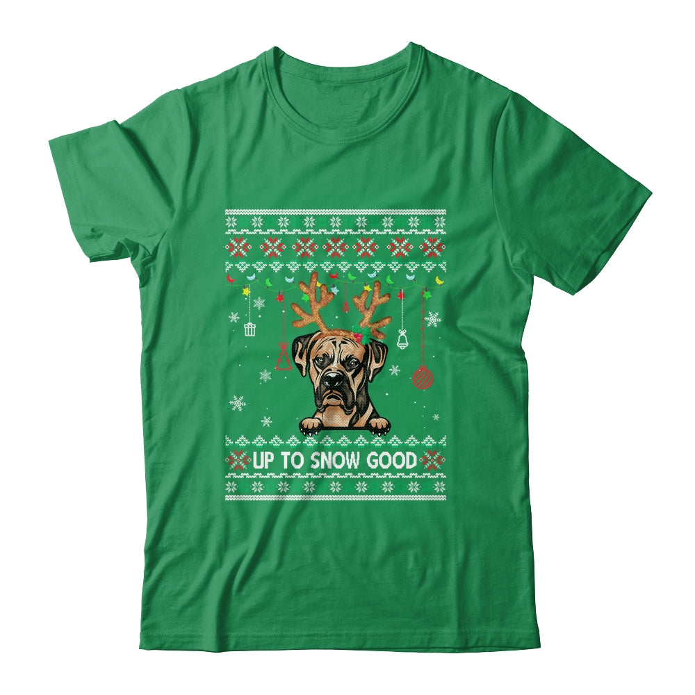 Boxer Dog Reindeer Ugly Christmas Xmas Shirt & Sweatshirt | siriusteestore