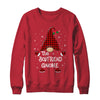 Boyfriend Gnome Buffalo Plaid Matching Christmas Pajama Gift Shirt & Sweatshirt | siriusteestore