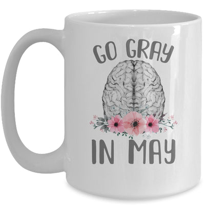 Brain Cancer Awareness Go Gray In May Mug | siriusteestore