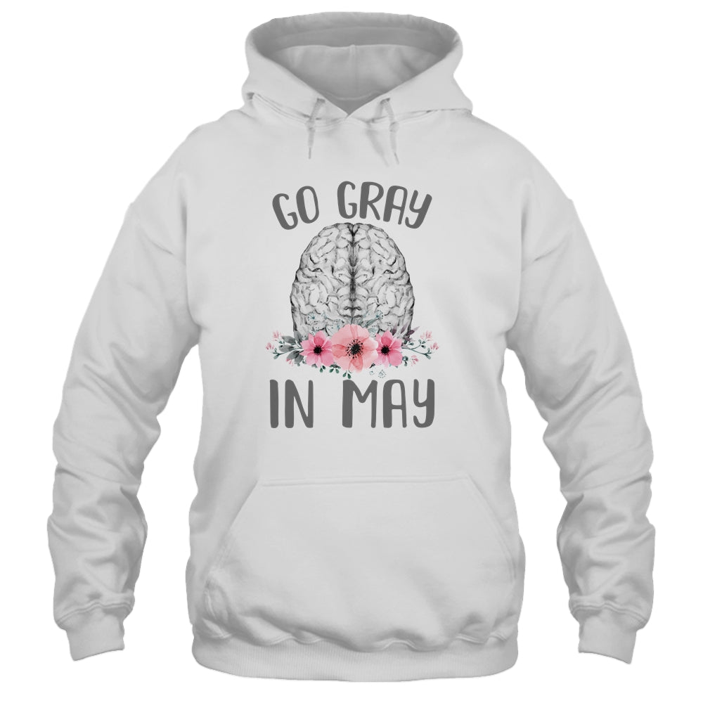 Brain Cancer Awareness Go Gray In May Shirt & Tank Top | siriusteestore