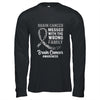 Brain Cancer Awareness Messed With The Wrong Family Support Shirt & Hoodie | siriusteestore