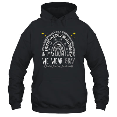 Brain Cancer Awareness Rainbow In May We Wear Gray Shirt & Tank Top | siriusteestore
