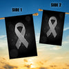 Brain Cancer Parkinson's Disease Awareness Flag Grey Ribbon | siriusteestore