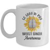 Brain Cancer Tumor Awareness Go Gray In May Sunflower Ribbon Mug | siriusteestore