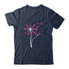 Breast Cancer Awareness Dandelion Pink Ribbon Shirt & Tank Top | siriusteestore