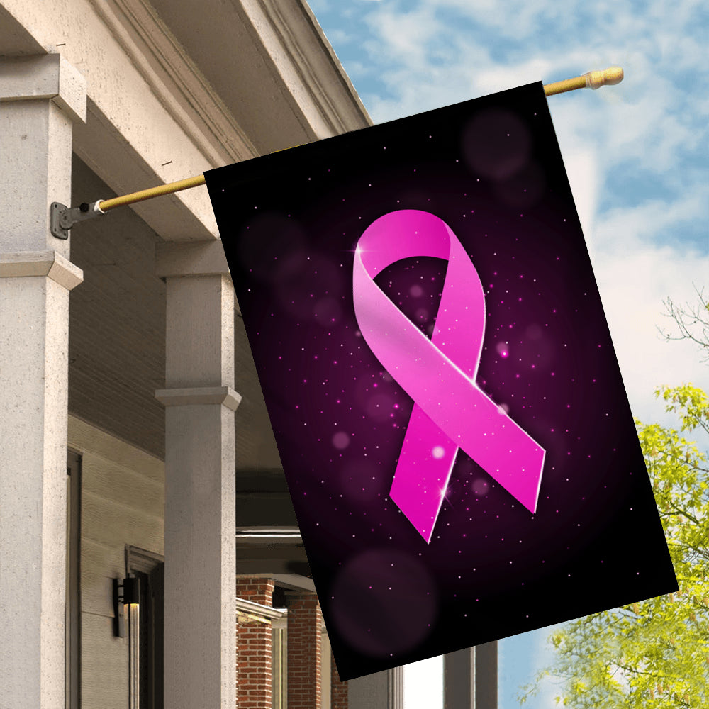 Breast Cancer Awareness Flag Pink Ribbon | siriusteestore