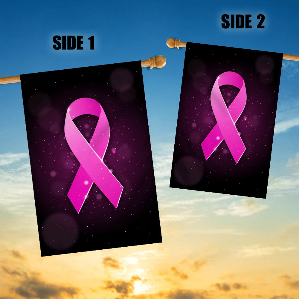 Breast Cancer Awareness Flag Pink Ribbon | siriusteestore