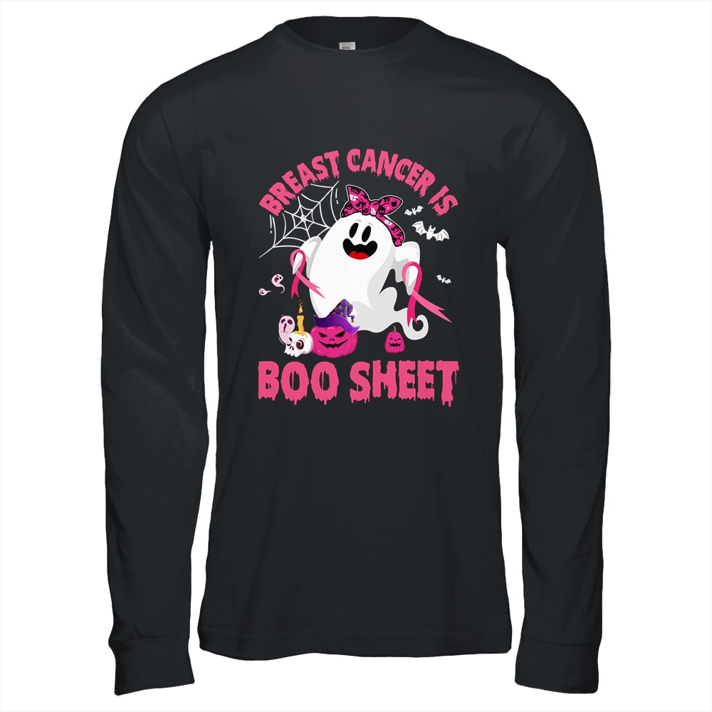 Breast Cancer Is Boo Sheet Ghost Halloween Breast Cancer Shirt & Hoodie | siriusteestore