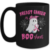 Breast Cancer Is Boo Sheet Ghost Halloween Mug | siriusteestore