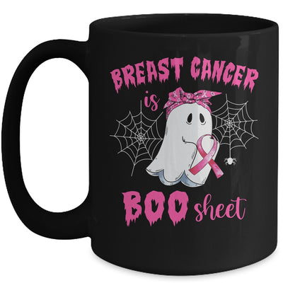 Breast Cancer Is Boo Sheet Ghost Halloween Mug | siriusteestore