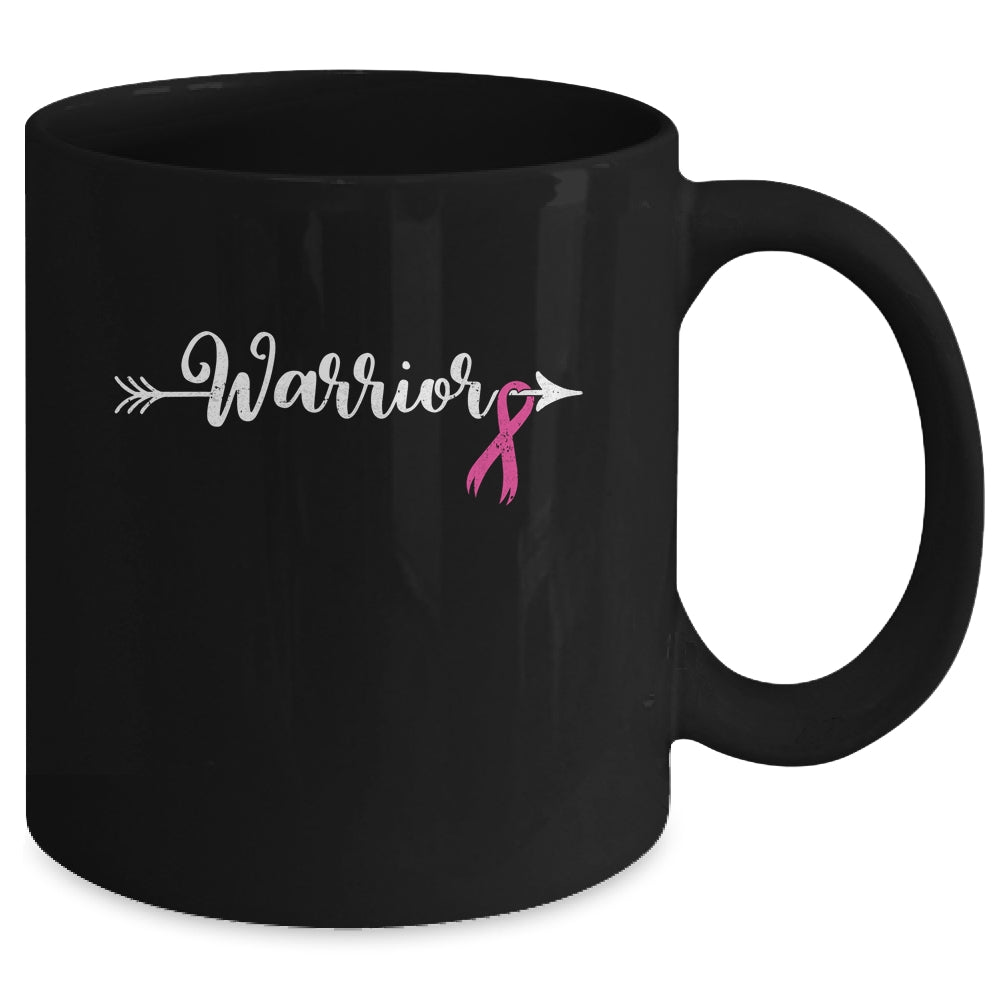 Breast Cancer Warrior Breast Cancer Awareness Pink Ribbon Mug | siriusteestore