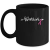 Breast Cancer Warrior Breast Cancer Awareness Pink Ribbon Mug | siriusteestore