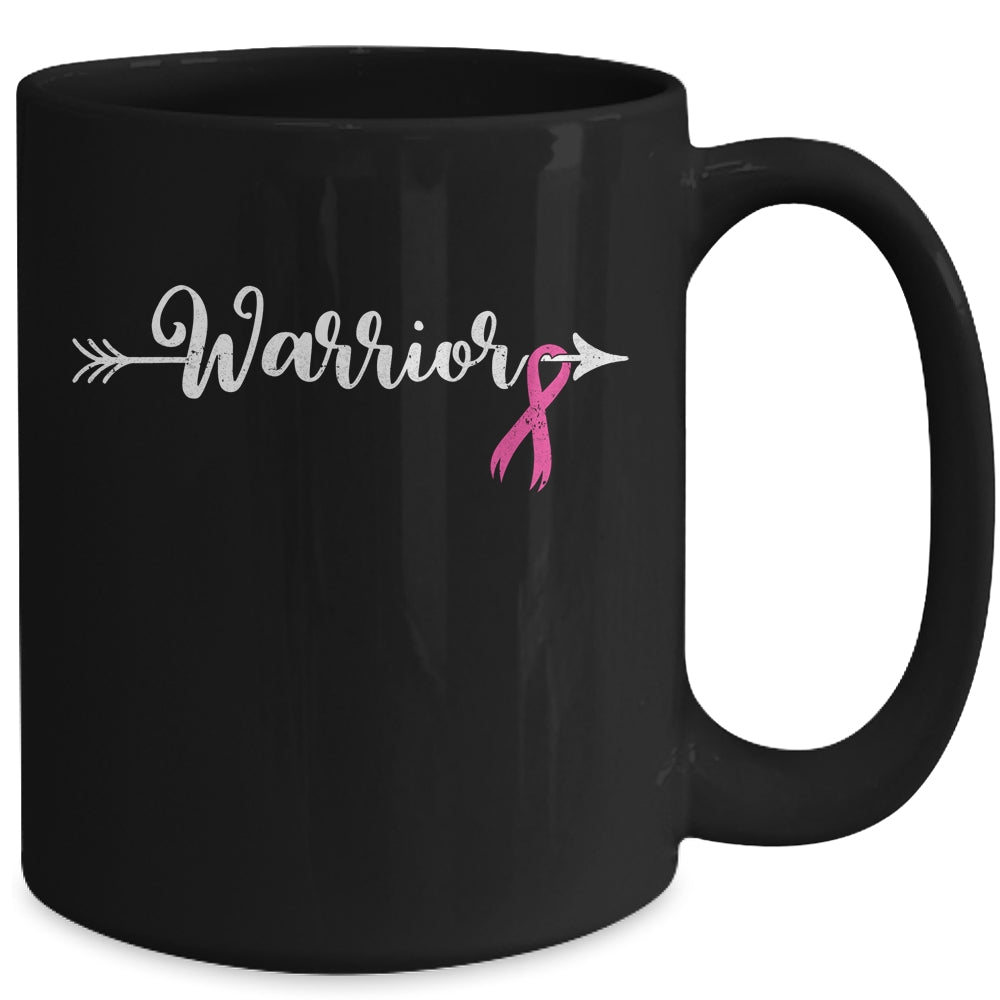 Breast Cancer Warrior Breast Cancer Awareness Pink Ribbon Mug | siriusteestore