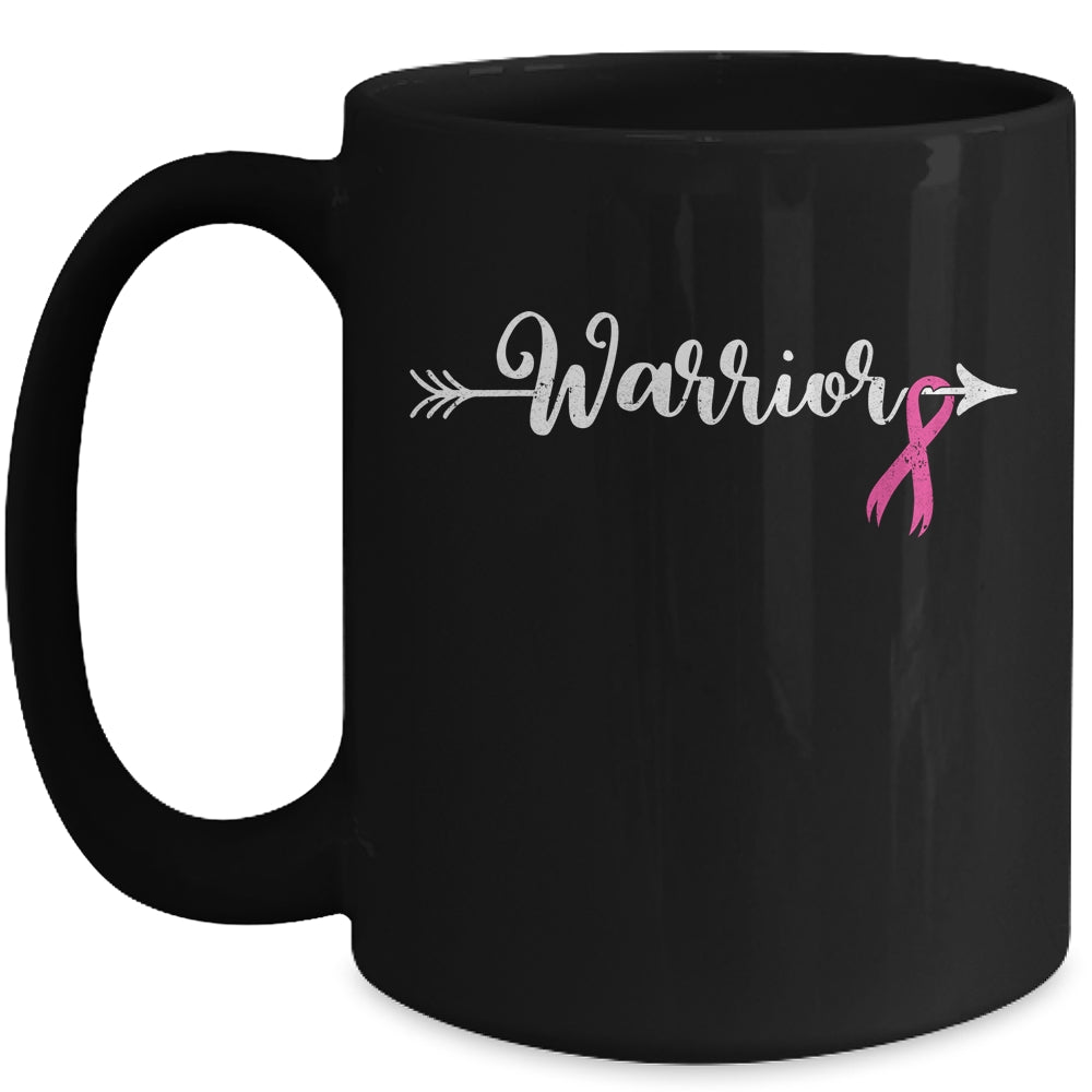 Breast Cancer Warrior Breast Cancer Awareness Pink Ribbon Mug | siriusteestore