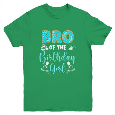 Bro Of The Birthday Girl Family Donut Birthday Youth Shirt | siriusteestore