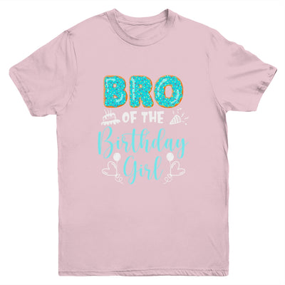 Bro Of The Birthday Girl Family Donut Birthday Youth Shirt | siriusteestore