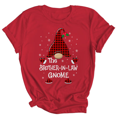 Brother-In-Law Gnome Buffalo Plaid Matching Christmas Pajama Gift Shirt & Sweatshirt | siriusteestore