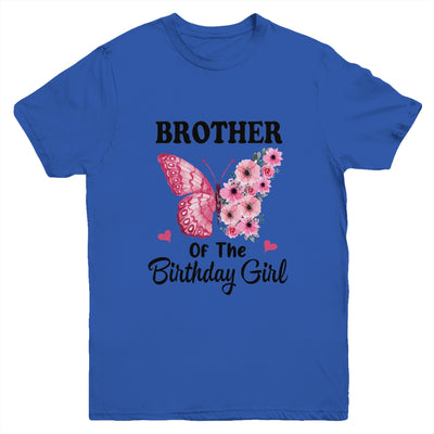 Brother 1st First Birthday Matching Family Butterfly Floral Youth Shirt | siriusteestore