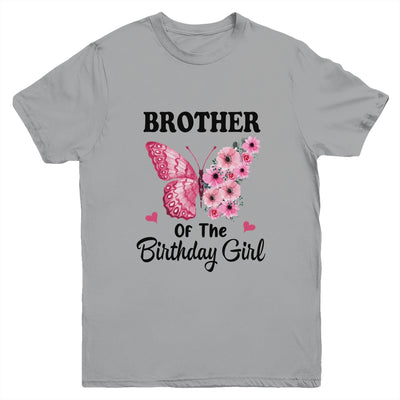 Brother 1st First Birthday Matching Family Butterfly Floral Youth Shirt | siriusteestore