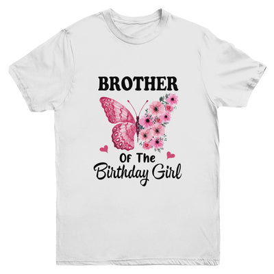 Brother 1st First Birthday Matching Family Butterfly Floral Youth Shirt | siriusteestore