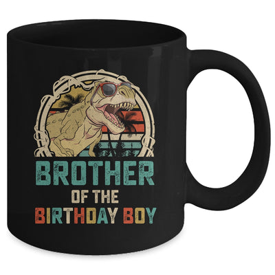Brother Dinosaur Of The Birthday Boy Matching Family Mug | siriusteestore