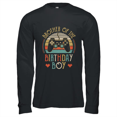 Brother Of The Birthday Boy Vintage Matching Gamer Birthday Shirt & Hoodie | siriusteestore
